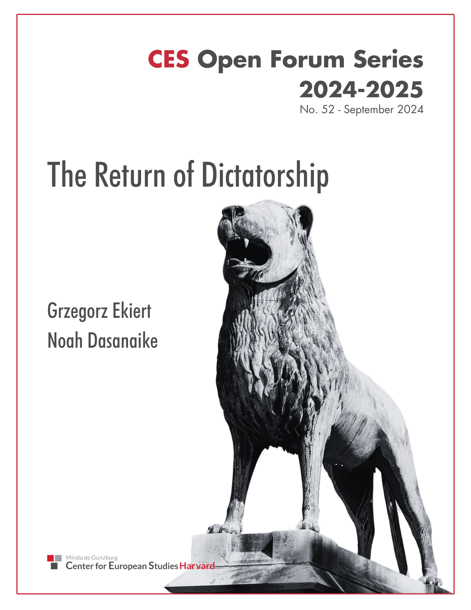 Dictatorship Cover with Lion Image