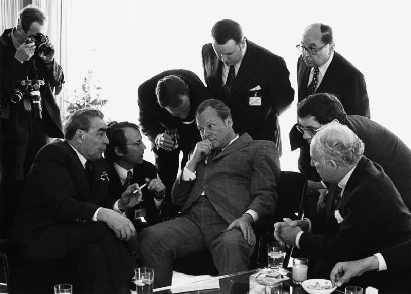 Leonid Breschnew, Willi Brandt, Bonn
