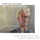 Weintraub Lecture: A Painter Emerges: The Quest for Czapski