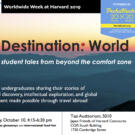 Destination: World - Student Tales from Beyond The Comfort Zone