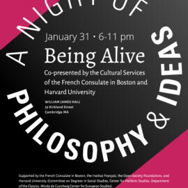 Being Alive: A Night of Philosophy and Ideas