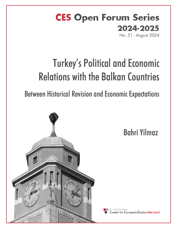 Turkey's Political and Economic Relations in the Balkan Countries