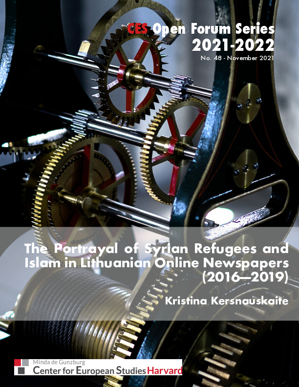 The Portrayal of Syrian Refugees and Islam in Lithuanian Online Newspapers (2016-2019)