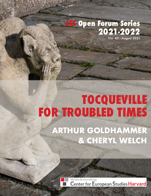Tocqueville  for Troubled Times