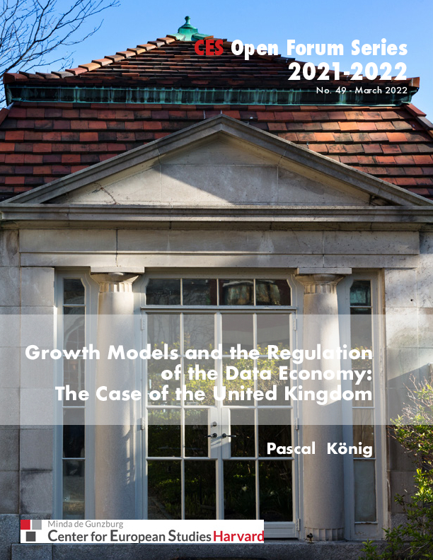 Growth Models and the Regulation of the Data Economy: The Case of the United Kingdom