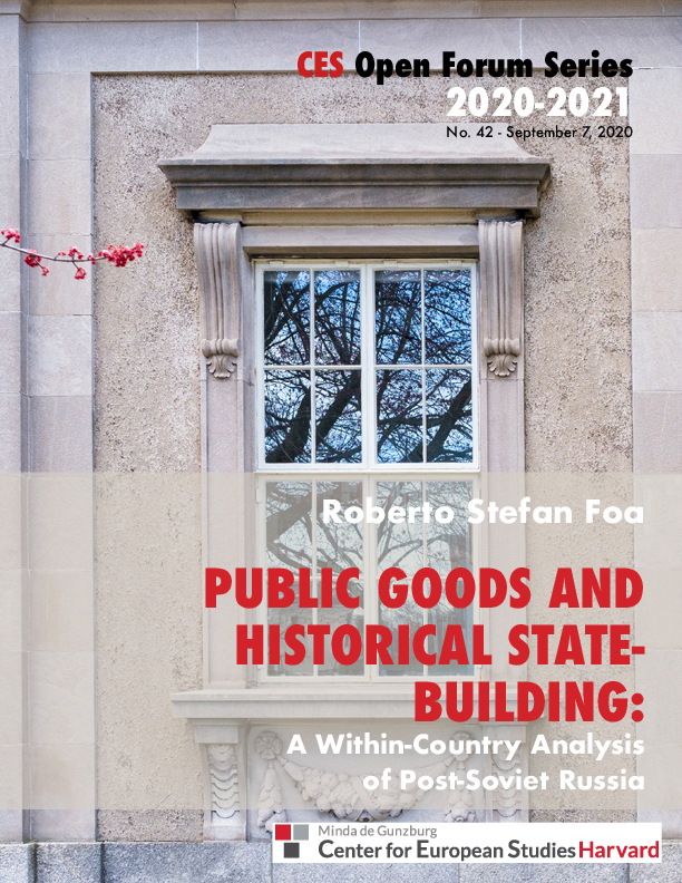 Public Goods and Historical State-Building: A Within-Country Analysis of Post-Soviet Russia