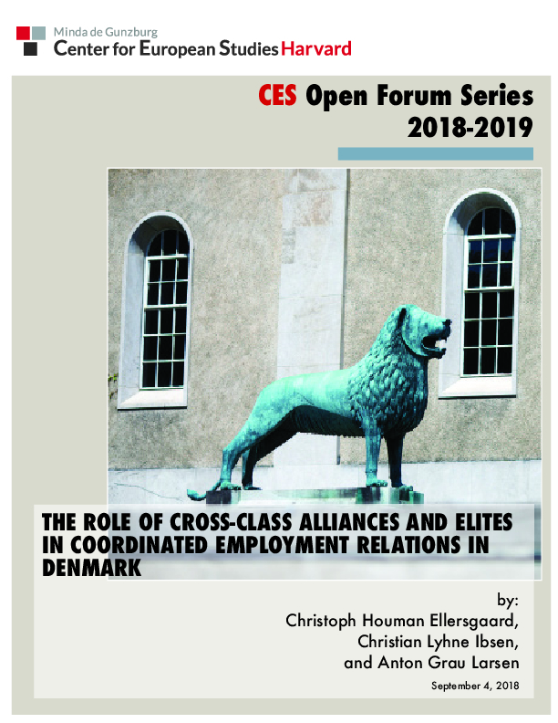 The Role of Cross-Class Alliances and Elites in Coordinated Employment Relations in Denmark